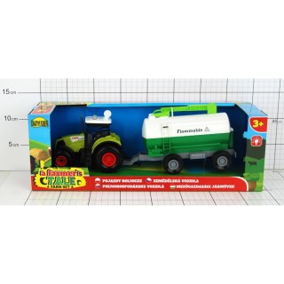TRAKTOR Z PRZYCZEPĄ (DŹWIĘKI) W PUDEŁKU