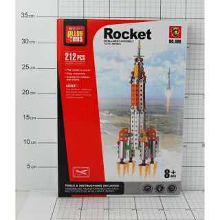 KLOCKI METALOWE - RAKIETA