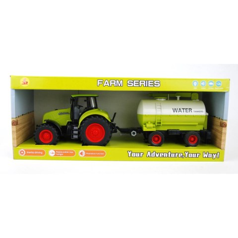 TRAKTOR Z PRZYCZEPĄ W PUDEŁKU TRAKTOR Z PRZYCZEPĄ W PUDEŁKU