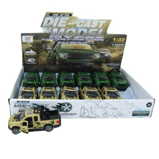 JEEP SAMOCHÓD TERENOWY METALOWY 1 SZT.
