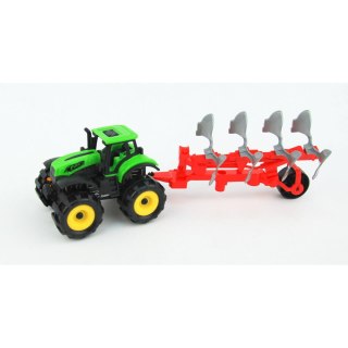TRAKTOR Z PRZYCZEPĄ POD KLOSZEM 1SZT.