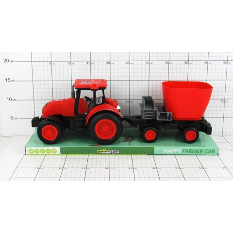 TRAKTOR Z PRZYCZEPĄ POD KLOSZEM TRAKTOR Z PRZYCZEPĄ POD KLOSZEM