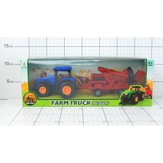 TRAKTOR Z PRZYCZEPĄ W PUDEŁKU