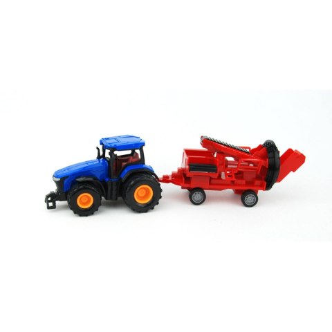 TRAKTOR Z PRZYCZEPĄ W PUDEŁKU TRAKTOR Z PRZYCZEPĄ W PUDEŁKU