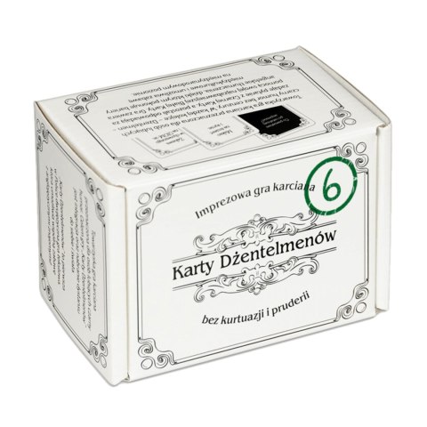 Gra Karciana "Karty Dżentemenów" - Epizod Szósty Zestaw Kart Gra Imprezowa Gra Karciana "Karty Dżentemenów" - Epizod Szósty Zestaw Kart Gra Imprezowa