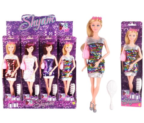LALKA W CEKINOWEJ SUKIENCE 1szt LALKA W CEKINOWEJ SUKIENCE 1szt