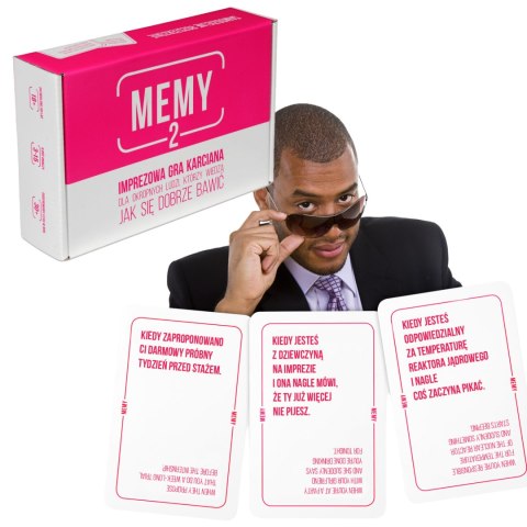 "Memy 2" - Towarzyska Imprezowa Gra Karciana Dla Dorosłych Zestaw Kart "Memy 2" - Towarzyska Imprezowa Gra Karciana Dla Dorosłych Zestaw Kart