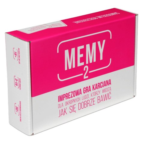 "Memy 2" - Towarzyska Imprezowa Gra Karciana Dla Dorosłych Zestaw Kart "Memy 2" - Towarzyska Imprezowa Gra Karciana Dla Dorosłych Zestaw Kart