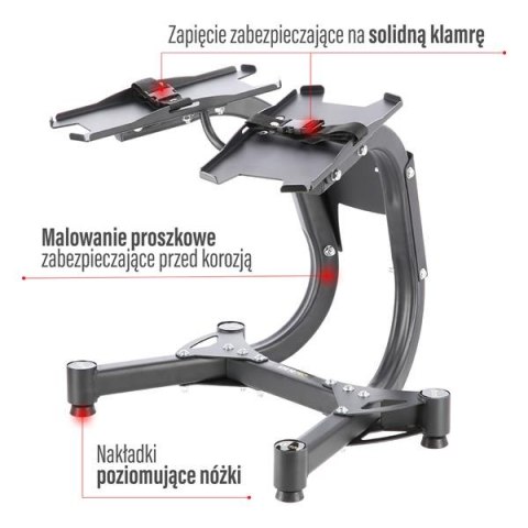 STR10 STOJAK NA SZTANGIELKI REGULOWANE HMS PREMIUM STR10 STOJAK NA SZTANGIELKI REGULOWANE HMS PREMIUM